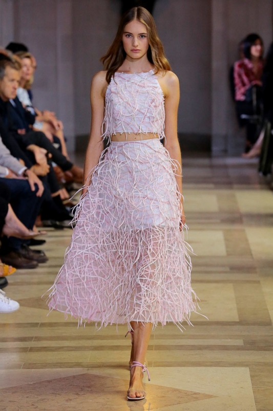 Sanne Vloet shows New York Spring Summer 2016 Carolina  Herrera