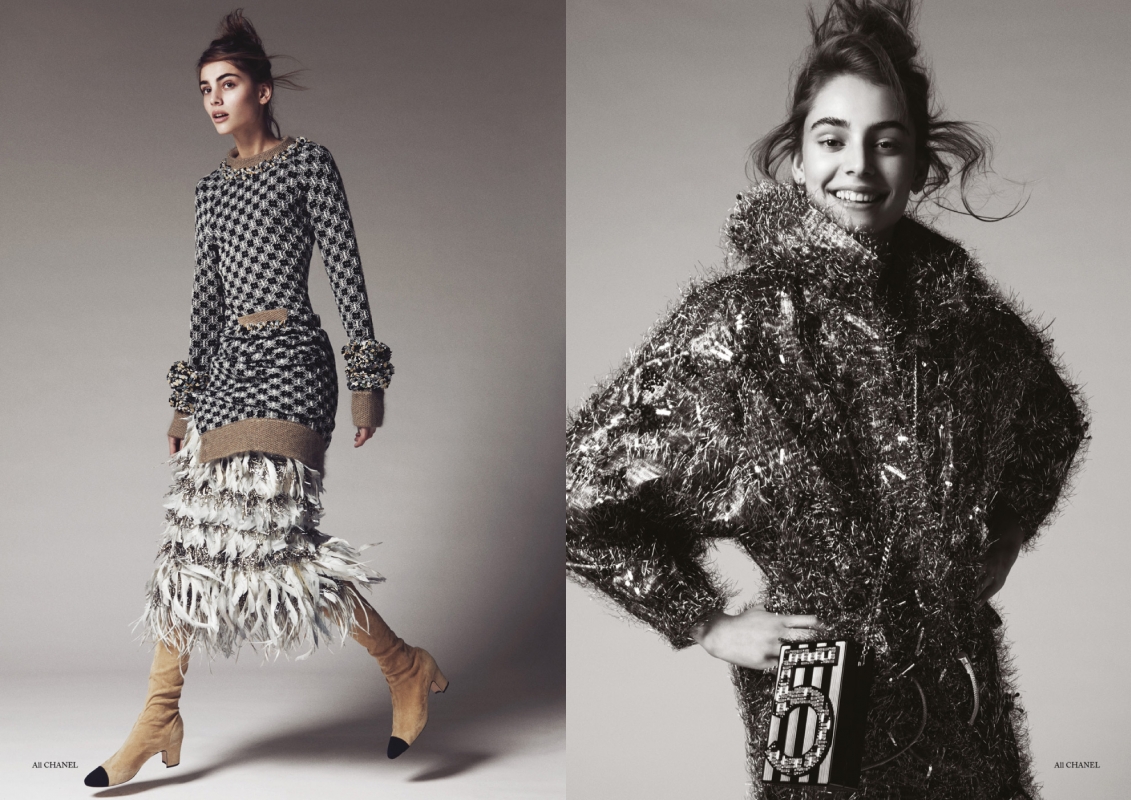 Romy Schönberger for Glass December 2015 Photographer Bojana Tatarska 