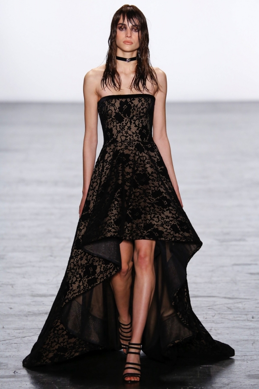 Romy Schönberger shows NY Fall 2016 Tadashi Shoji