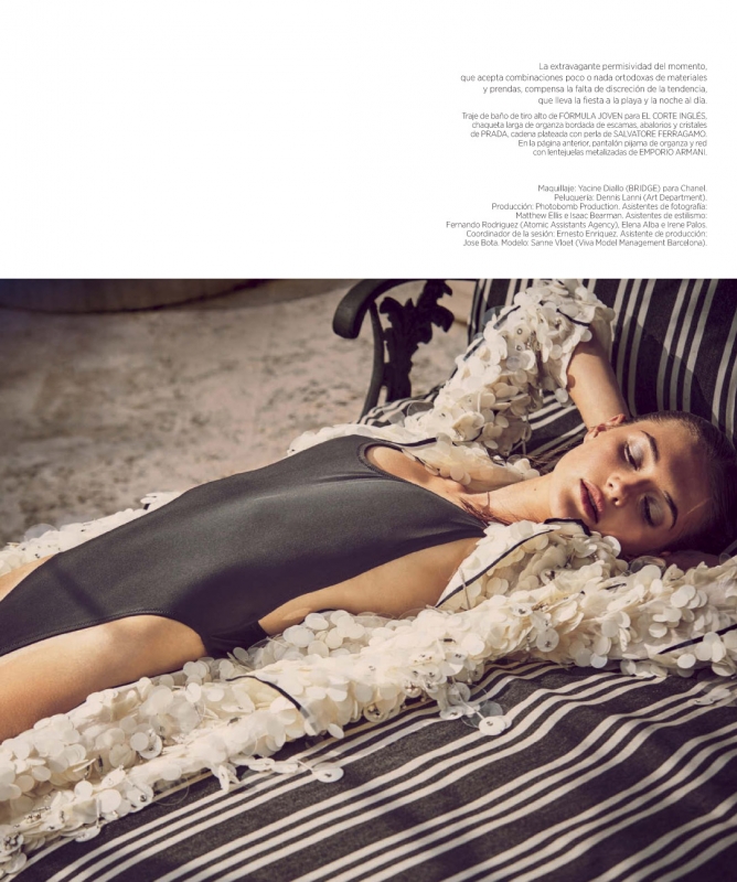 Sanne Vloet Harpers Bazaar Spain May 2016 Photographer Guy Aroch 