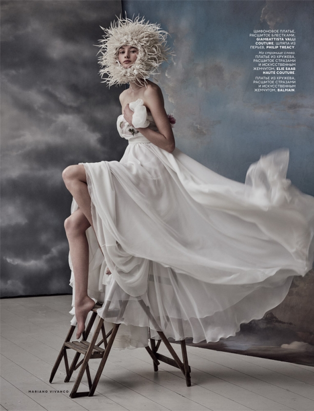 Sanne Vloet for Russian Vogue May, Photographer Mariano Vivanco 