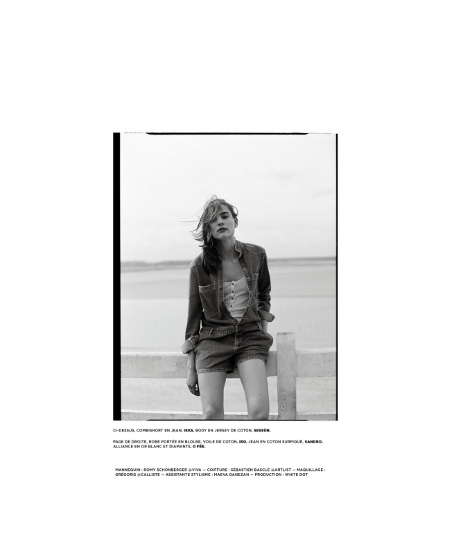 Romy Schönberger for Le Mode M June 2016, Photographer Edouard Plongeon 