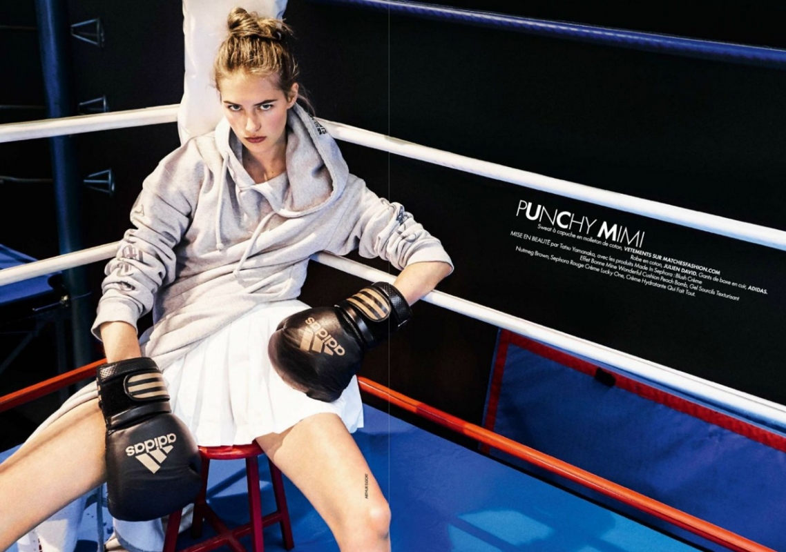 Sanne Vloet for French Elle July 2016 with legendary photographer Arthur Elgort 