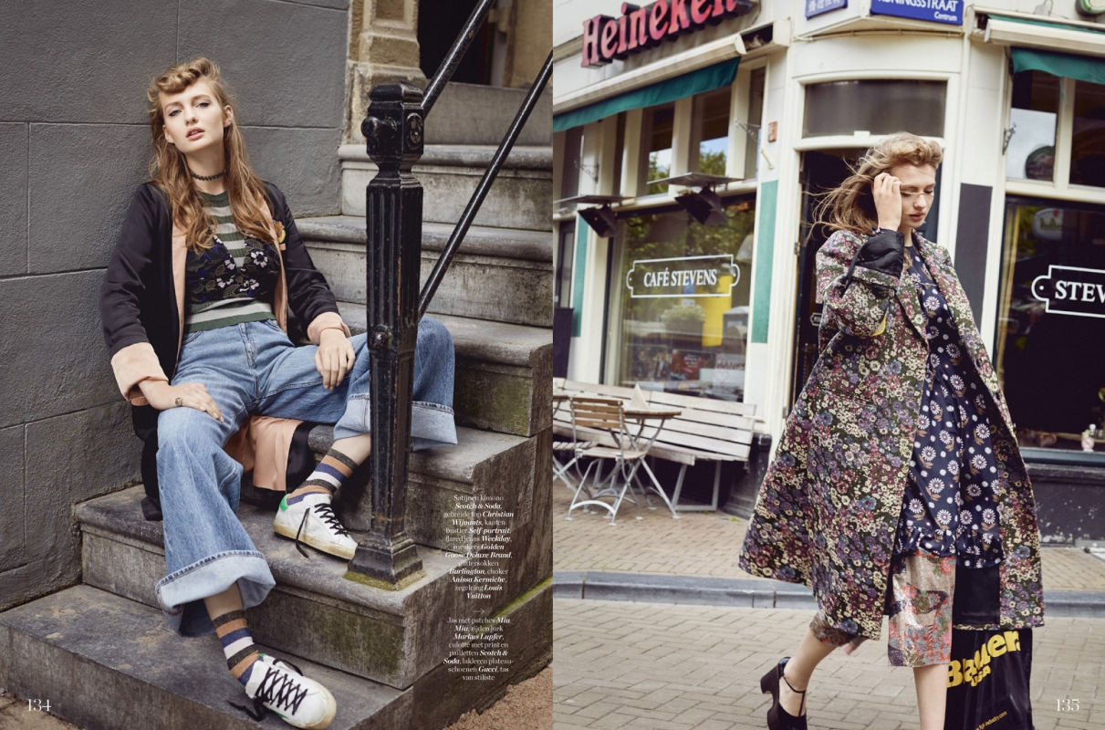 Romy Elema for Dutch Elle September, photographer Carmen kemmink 