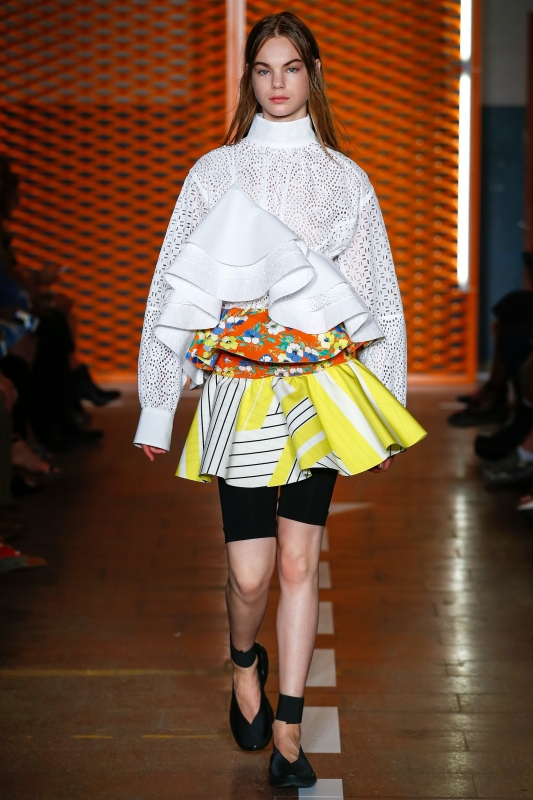 Estella Boersma shows Milan Spring 2017 MSGM