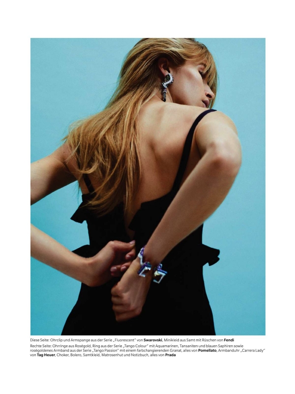 Annemara Post for German Cosmopolitan December 2016, photographer Max von True 