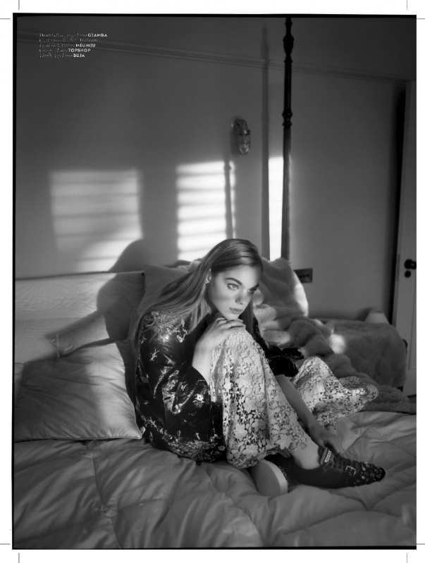 Estella Boersma for Vogue Turkey January 2017, photographer Tom Craig, stylist Konca Aykan, hair Karin bigler, make-up Lotten Holmqvist 