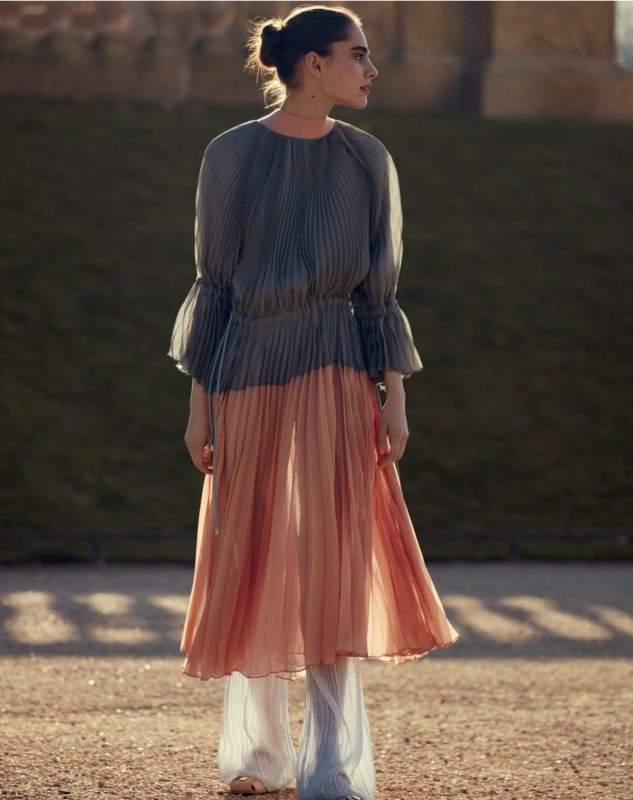 Romy Schönberger for Spanish Vogue March 2017, photographer Daniel Riera, stylist Marina Gallo, hair Peinado Saxon, make=up Karin Westerlund 