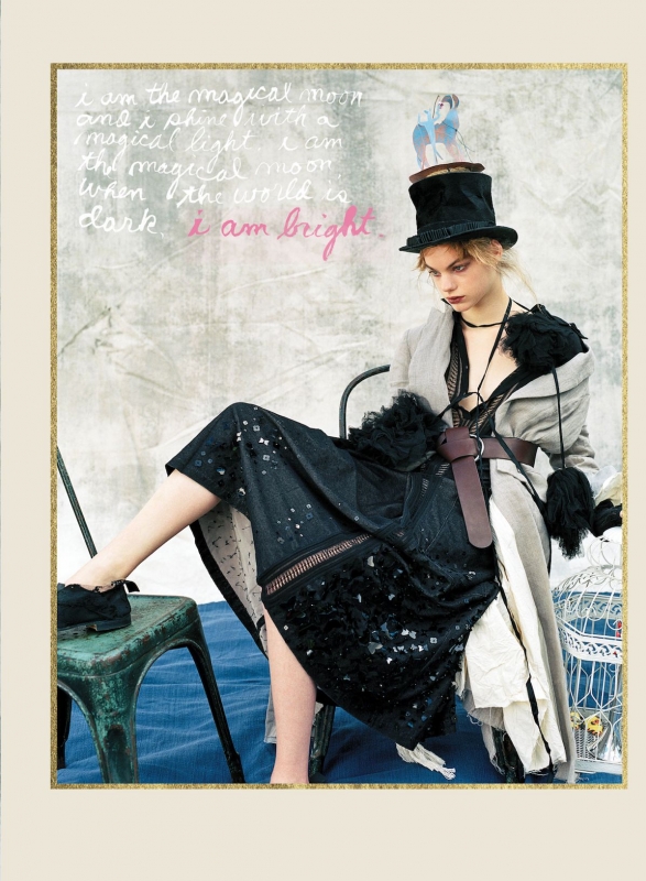 Estella Boersma for V Magazine March 2017, photographer Bruce Weber, stylist Armanda Harlech 