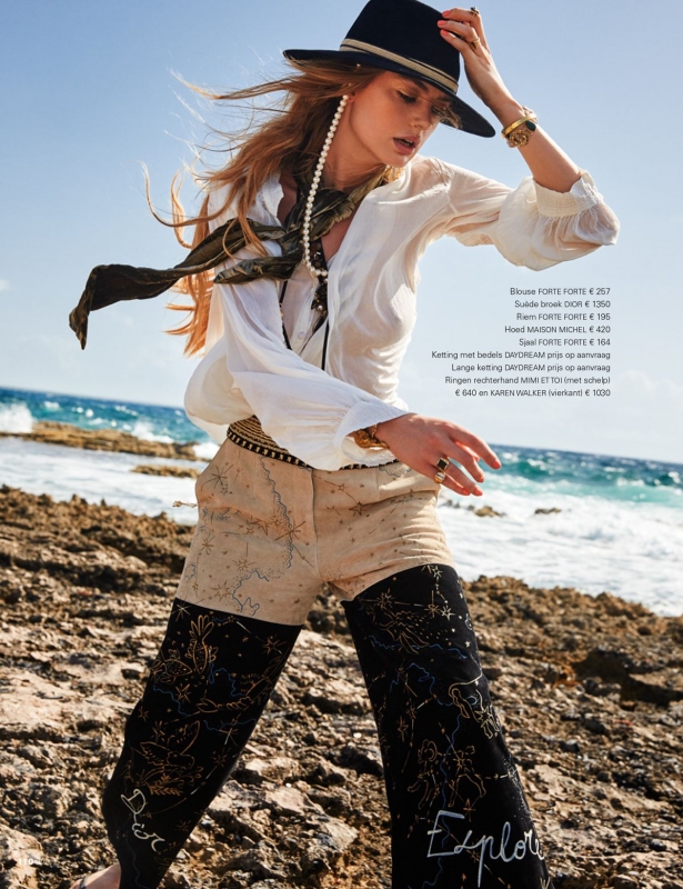 Hanna Verhees for Jan Magazine September 2017, photographer Roger Neve, stylist Ramona Da Cruz, hair and make-up Magdalena Loza 