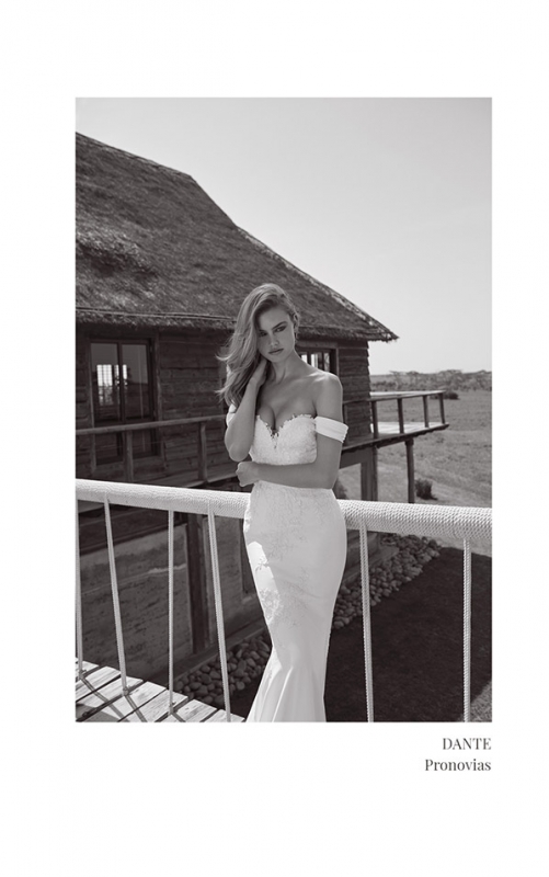 Hanna Verhees for Pronovias Campaign 2018, photographer Miguel Reveriego, stylist Belen Antolin 