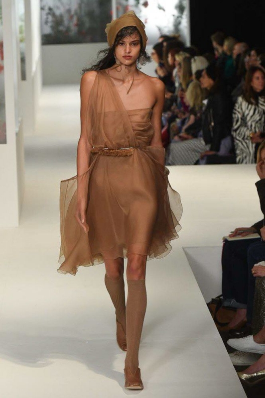 Nikki Vonsee shows London SS 2018 Preen By Thornton Bregazzi