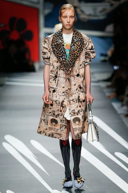 Demy de Vries for the 2nd time Prada Exclusive SS 2018 