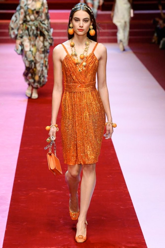 Romy Schönberger shows Milan SS 2018 Dolce &  Gabbana