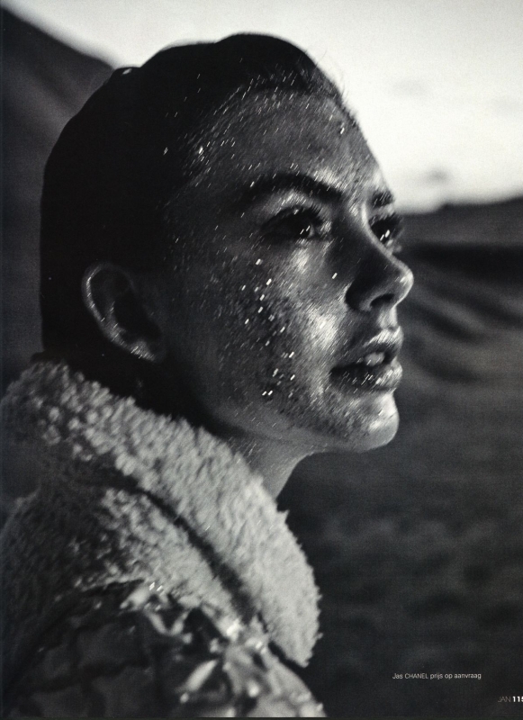 Hanna Verhees for Jan Magazine December 2017, Photographer Roger Neve, Stylist Ramona da Cruz Lopes, Hair and Make-up Magdalena Loza 