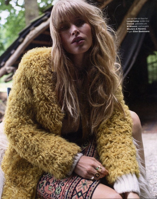Annemara Post for Dutch Marie Claire December 2017, Photographer Liselore Chevalier, Stylist Anna Sokolowska, Hair and make-up Magdalena Loza 
