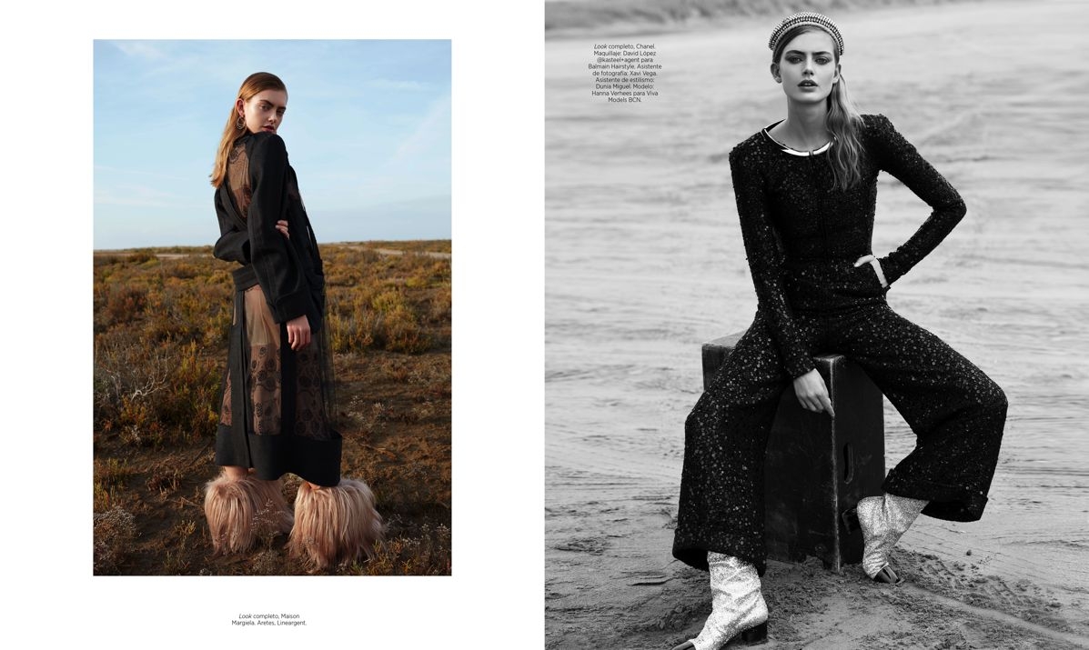 Hanna Verhees for Harper’s Bazaar Mexico December 2017, Photographer Vladimir Martí, Stylist Daniel González Elizondo 