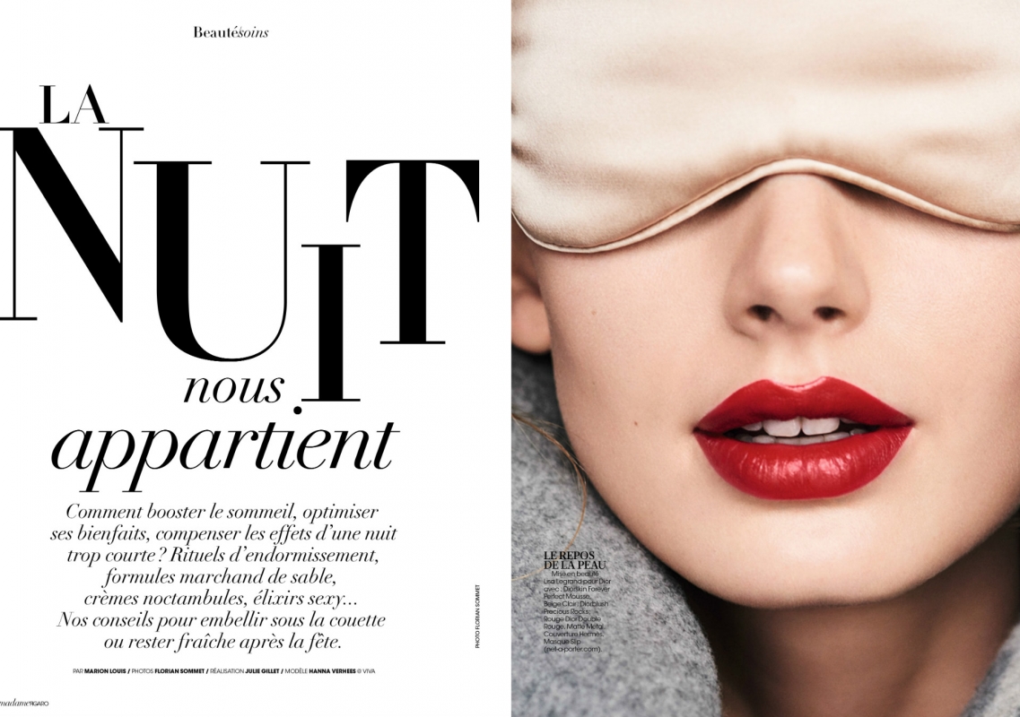 Hanna Verhees for Madame Figaro December 2018, Photographer Florian Sommet 