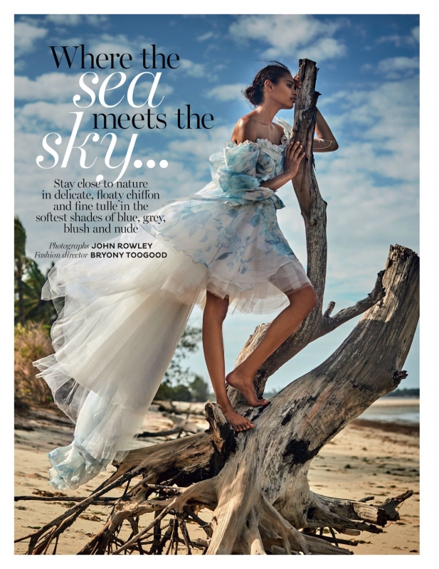 Kiara Velthuis for Brides February 2018, Photographer John Rowley, Stylist Bryony Toogood 