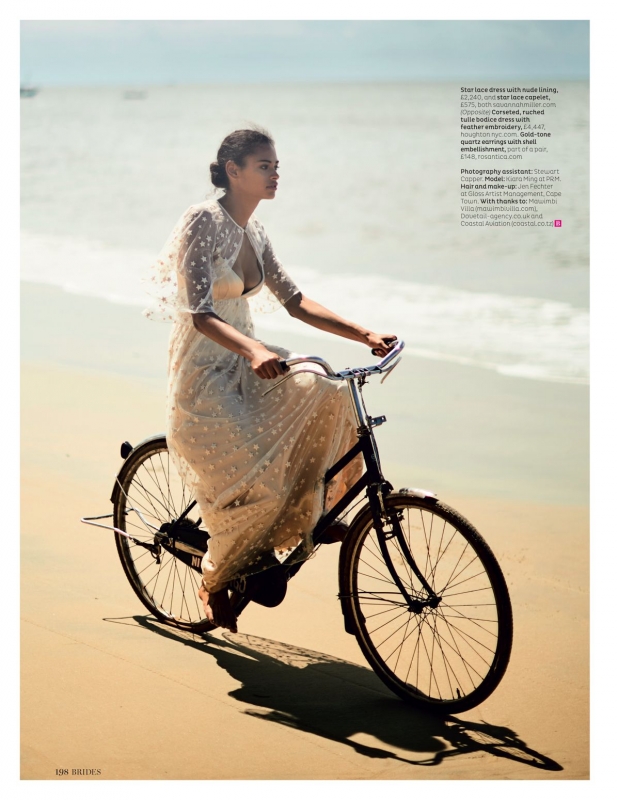 Kiara Velthuis for Brides February 2018, Photographer John Rowley, Stylist Bryony Toogood 