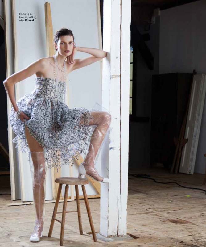 Bette Franke for Dutch Marie Claire March 2018, Photographer Pablo Delfos, Stylist Anouk van Griensven, Make-up Sofie van Bouwel, Hair Daan Kneppers 