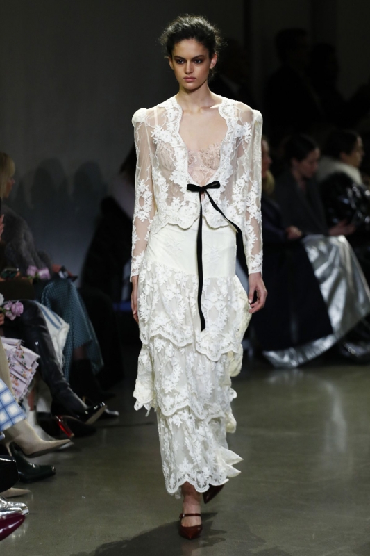 Nikki Vonsee shows NY Fall 2018 Brock Collection