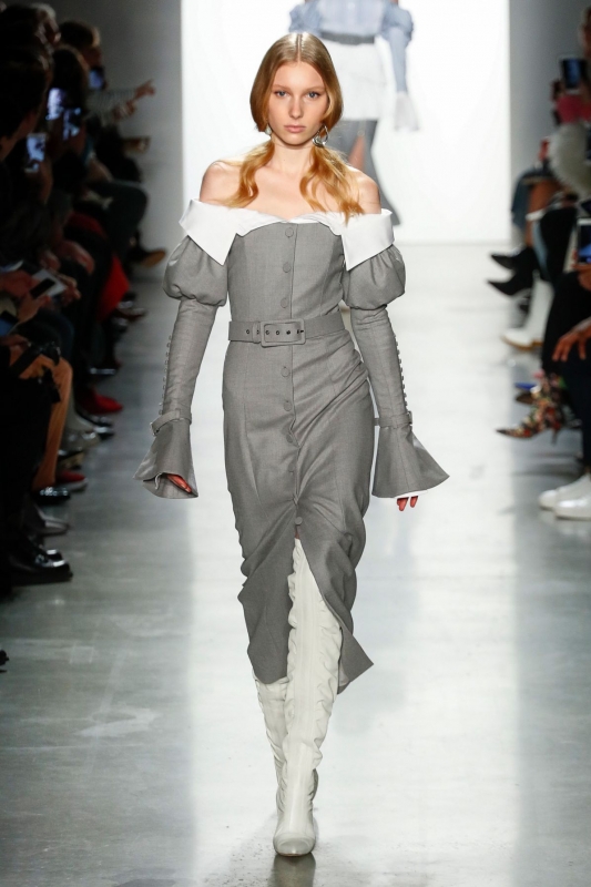 Demy de Vries shows NY Fall 2018 Jonathan Simkhai