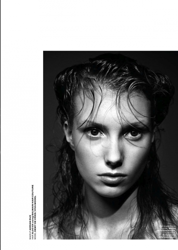 Demy de Vries for L’Officiel Malaysia March 2018, Photographer Daniel Scheel, Hair Aldo Ek, Make-up 