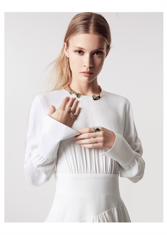 Rianne Haspels for Harrods, Photographer Alan Gelatie, Stylist Poppy Rock, Hair Keiichiro Hirano, Make-up Julie Jacobs, Nails Chisato Yamamoto 