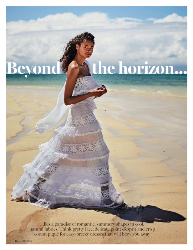 Kiara Velthuis for Brides April 2018, Photographer John Rowley, Stylist Bryony Toogood 