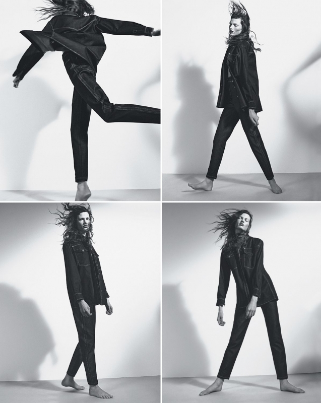 Bette Franke for French Marie Claire May 2018, Photographer Van Mossevelde+N, Stylist Anne-Sophie Thomas, Hair Pierre Saint Sever, Make-up Sandrine Cano Bock 