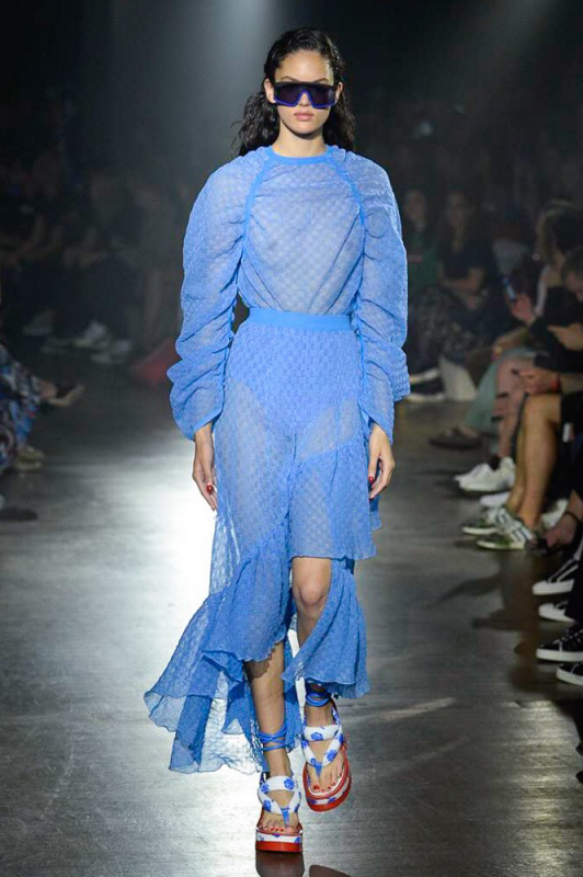 Nikki Vonsee for Kenzo Ready-To-Wear Show Spring 2019 