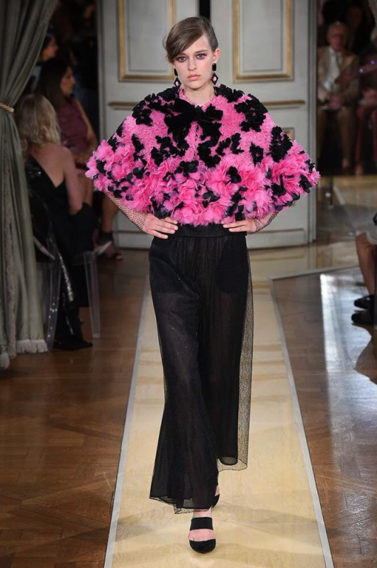 Merel Zoet for Couture Shows Fall 2018 Armani Priv&eacute;