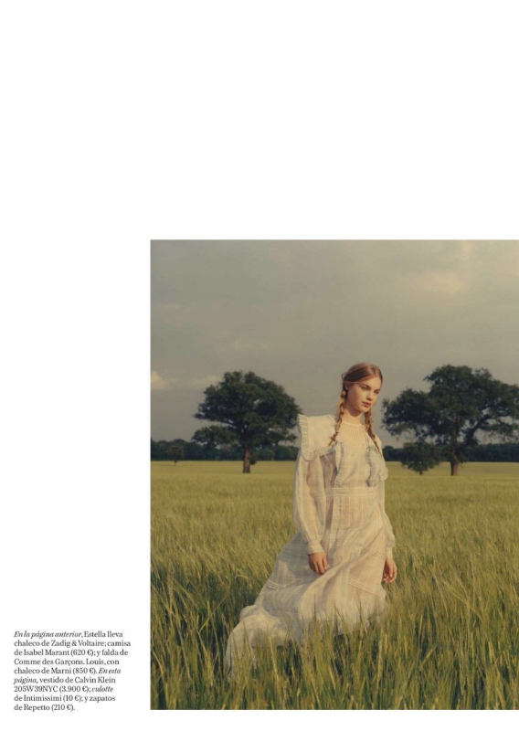 Estella Boersma for Vogue Spain September 2018, Photographer Ben Weller, Stylist Marina Gallo 