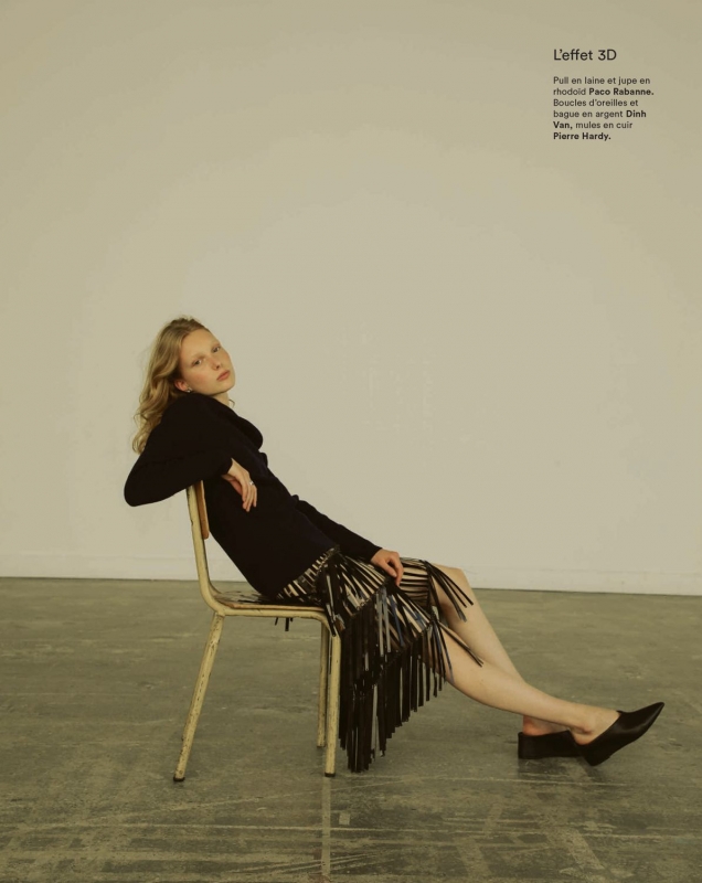 Demy de Vries for Marie Claire France September 2018, Photographer David Gomez, Styliste Marine Chaumien 