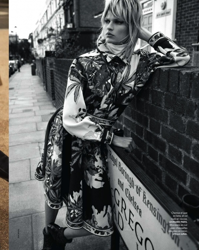 Bette Franke for Elle France August 2018, Photographer Sam Hendel, Editor Hortense Manga, Make-up Alice Ghendrih, Hair Jonathan Connelly 