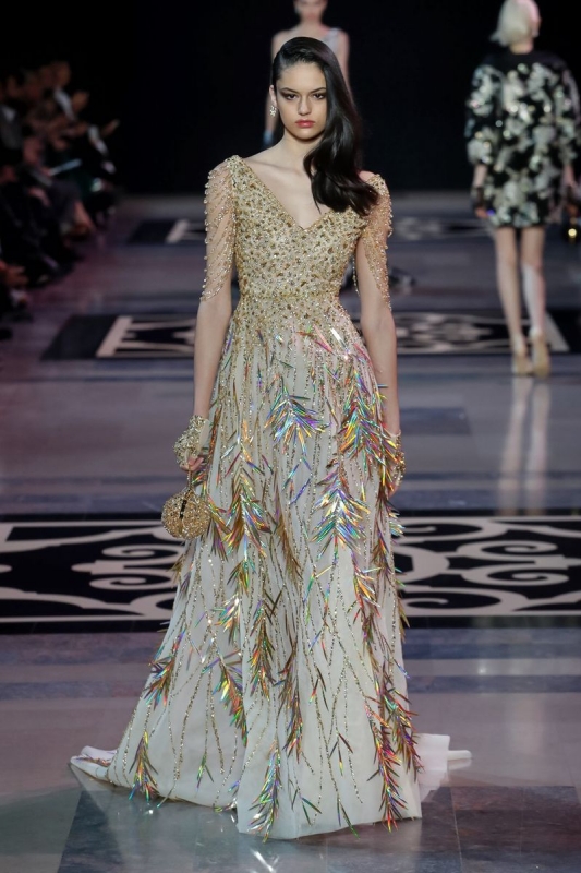 Nikki Vonsee for Georges Hobeika Spring 2019 Couture 