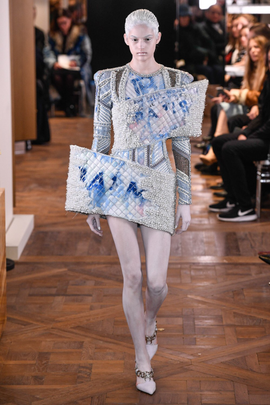Nikki Vonsee Balmain Spring 2019 Couture 