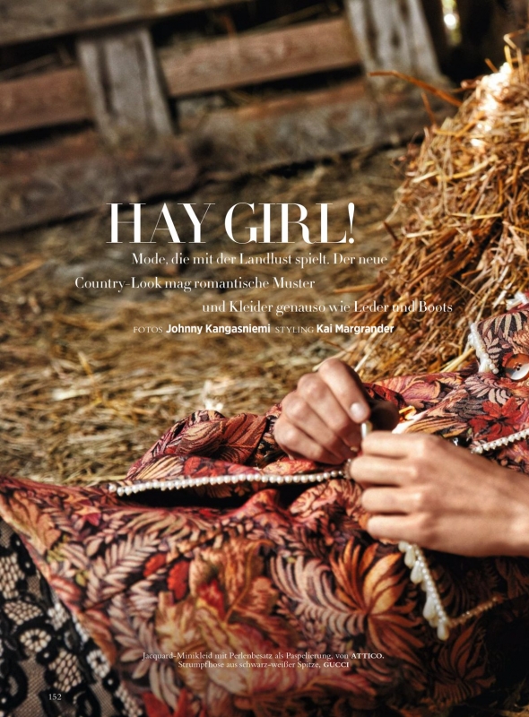 Lovely story Kim Noorda for Harpers Bazaar Germany, Photographer Johnny Kangasniemi, Stylist Kai Margrander, Make-up Viktoria Sörensdotter, Hair Martina Senke 