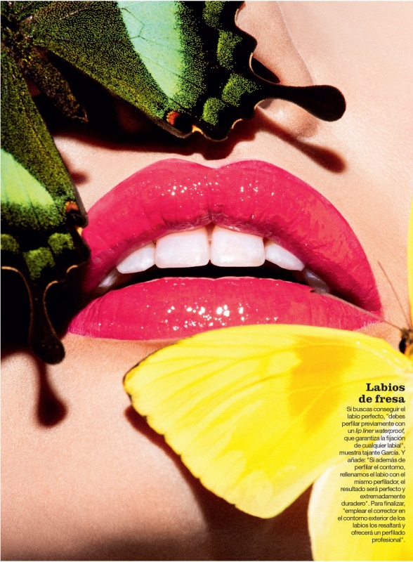 Beautiful Hanna Verhees for Spanish Marie Claire, Photographer Antonio Térron, Stylist Marta Monlèon, Hair and make-up José louis Garcia 