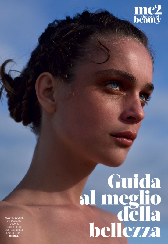 Beautiful Kim Noorda captured by Mel Karch for Italian Marie Claire 