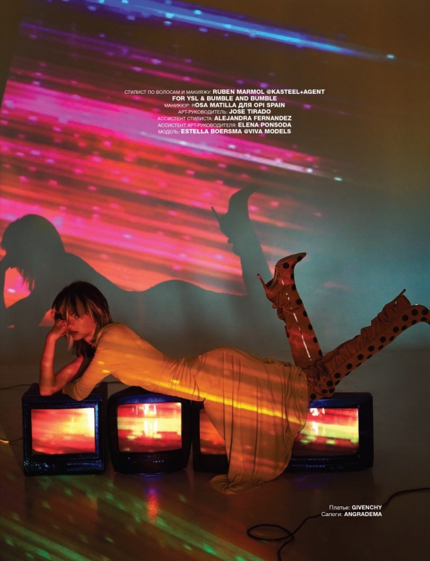 Estella Boersma captured by Fernando Gomez for Numero Russia 