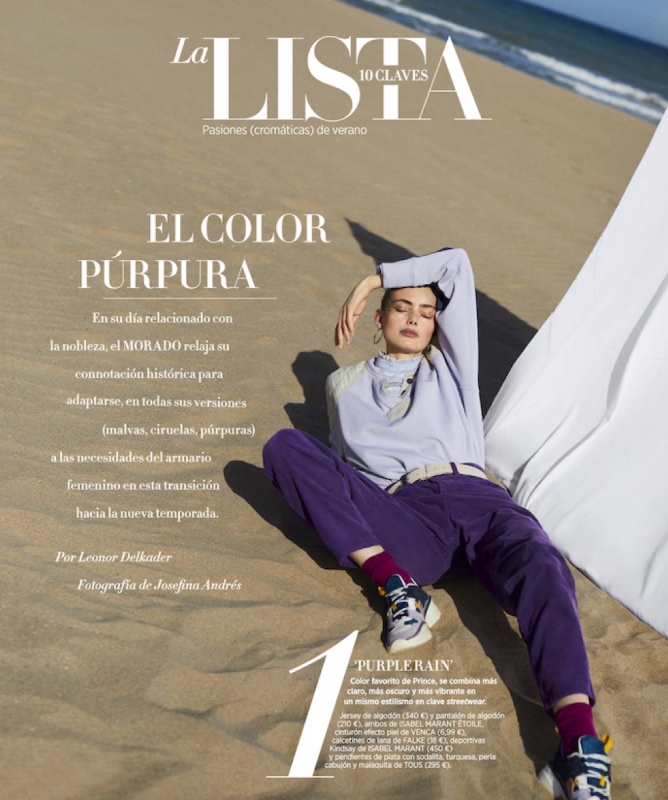 The always lovely, happy Hanna Verhees for Spanish Harper’s Bazaar, captured by  Josefina Andrés, stylist Leonor Delkader, Hair and make-up Carol Guzamán 