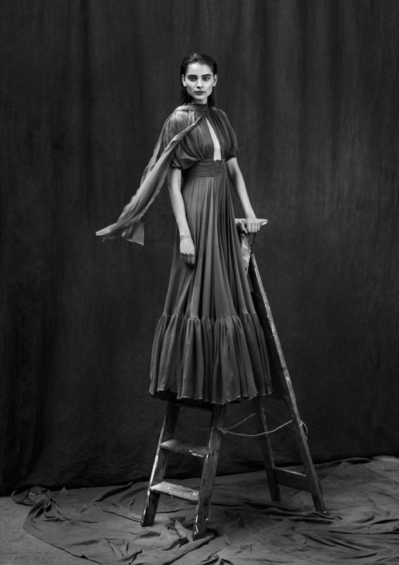 Poetic cover story for 5ELEVEN with beautiful collection Giambattista Valli for Romy Schönberger, Photographer Edwin S Freyer, Stylist Marian Nachmia 