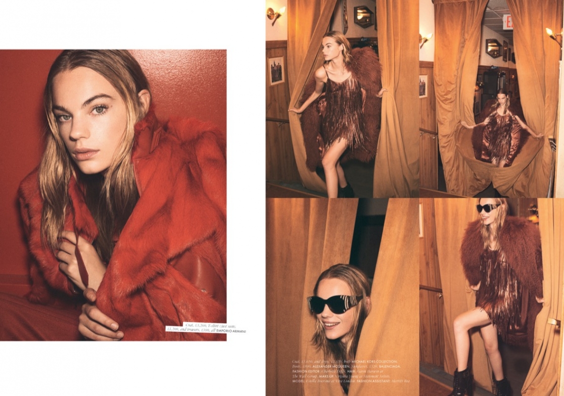 Great very much Estella Boersma story for Elle UK,&nbsp; Photographer Tom Schirmacher, Stylist Charles Varenne, Hair Gavin Harwin, Make-up Virginia Young 