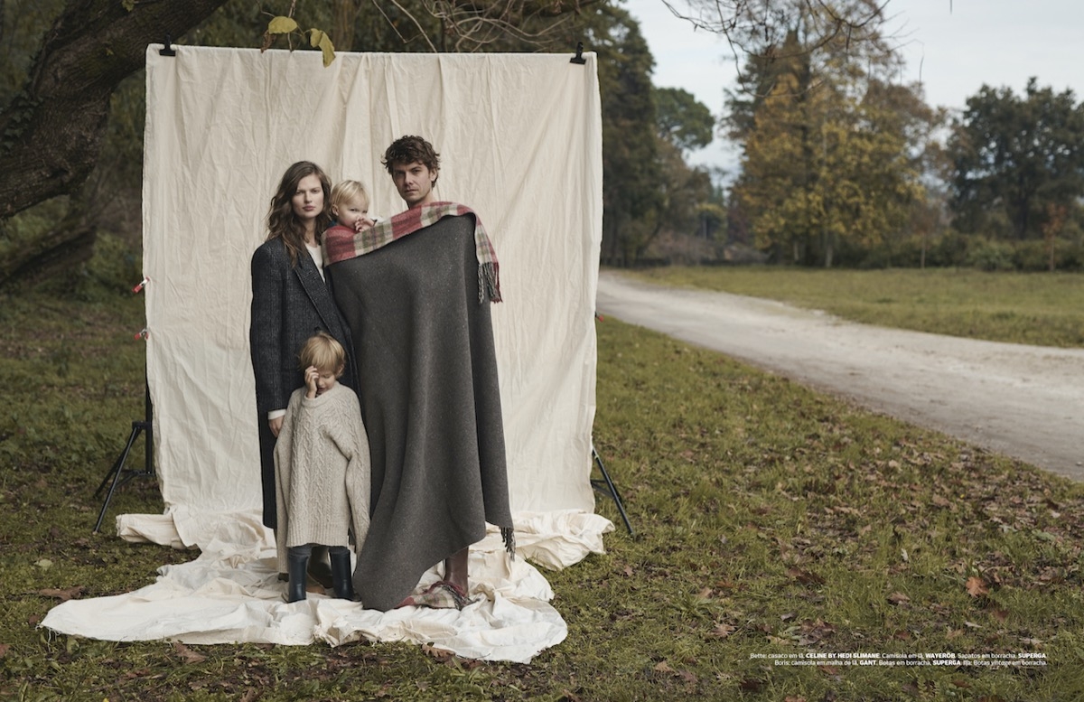 Beautiful intimate cover story for Bette Franke and her husband Ilja and lovely boys Boris and Lucas for Vogue Portugal, Photographer Frederico Martins, Stylist Michele Bagnara, Hair Rui Rocha, Makeup 