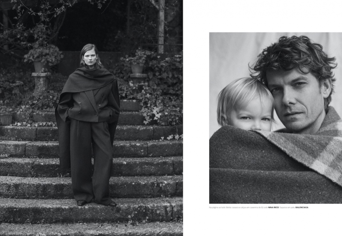 Beautiful intimate cover story for Bette Franke and her husband Ilja and lovely boys Boris and Lucas for Vogue Portugal, Photographer Frederico Martins, Stylist Michele Bagnara, Hair Rui Rocha, Makeup 