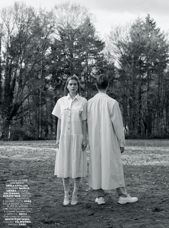 Kim Noorda for Italian Marie Claire, Photographer Mel Karch, Stylist Maria Giulia Riva, Make-up Tiina Roivainen, Hair Shuhei Nishimura 