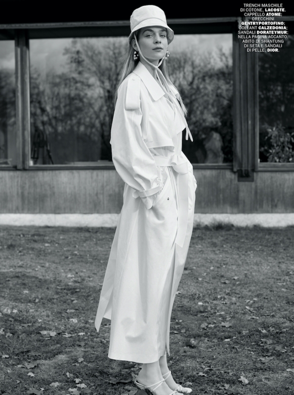 Kim Noorda for Italian Marie Claire, Photographer Mel Karch, Stylist Maria Giulia Riva, Make-up Tiina Roivainen, Hair Shuhei Nishimura 