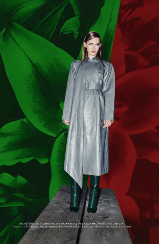 Strong and sexy Merel Zoet for Harpers Bazaar Germany, Photographer Arnaud Pyvka, Stylist Kai Margrander, Hair Roberto Pagnin, Make-up Topolino 